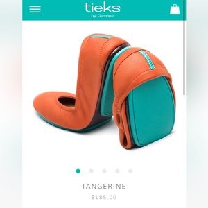 Size 10 Tangerine Tieks by Gavrieli